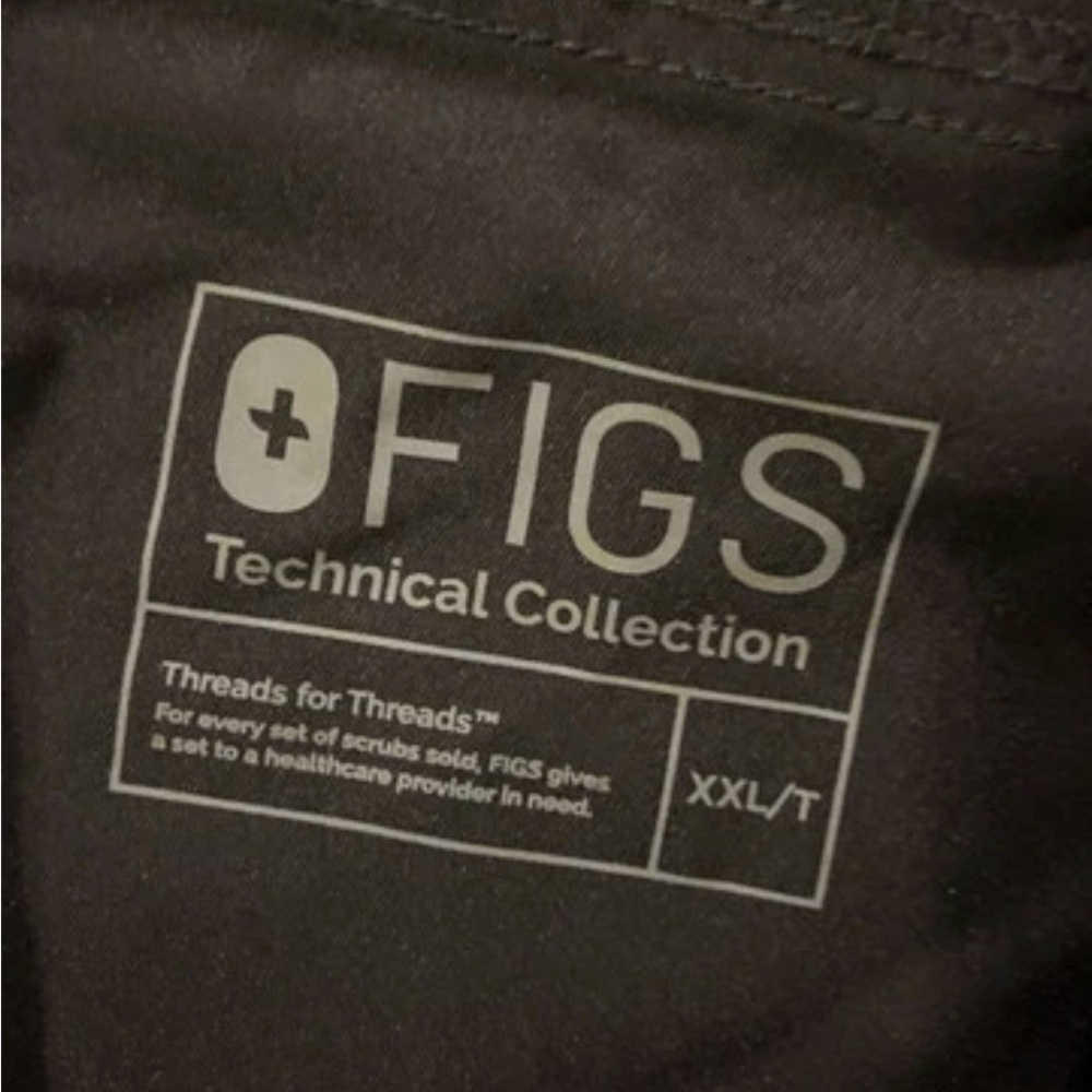 FIGS Women's Kade Cargo Scrub Pants Size XXL/T Yoga Waist Medical Uniform - Picture 4 of 7